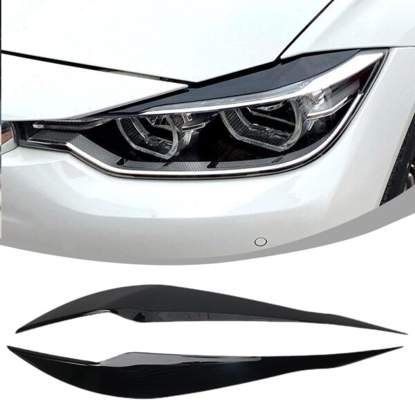 Car Trim Trim Headlight Eyebrow Left Right Vehicle Decor Exterior